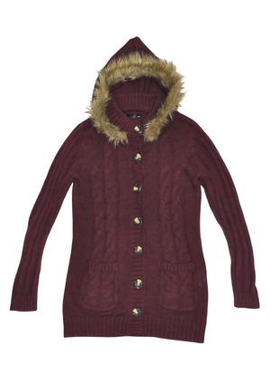 DoReMi Unique Series – fur hood knit