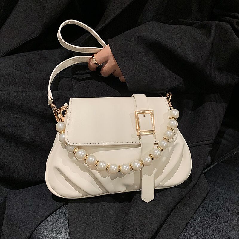 オータムパールチェーン 秋物 真珠 メッセンジャーバッグ Tiancai_Wing_Bag63149543915