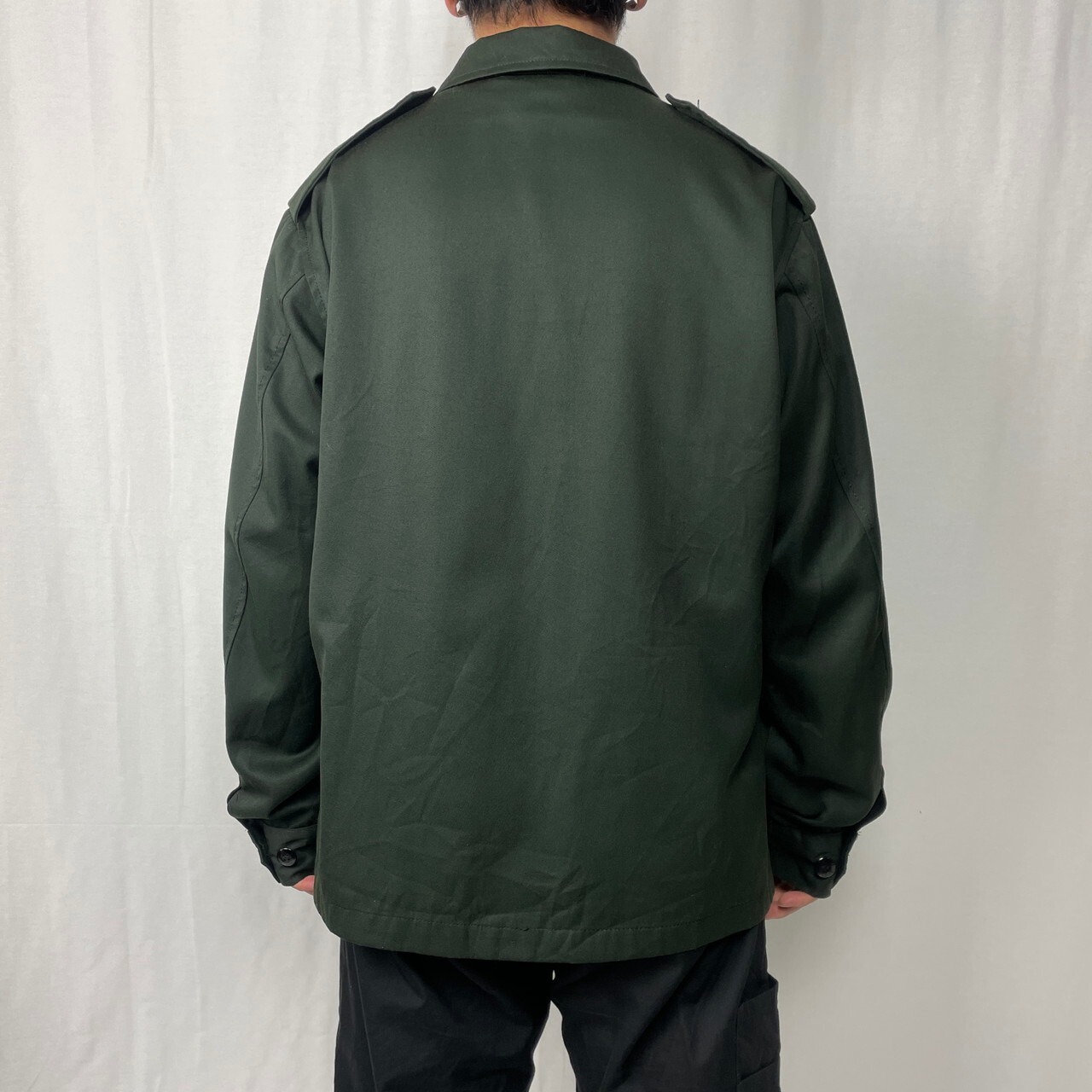 70年代 カナダ軍 2ポケット ワークジャケット ファティーグジャケット 