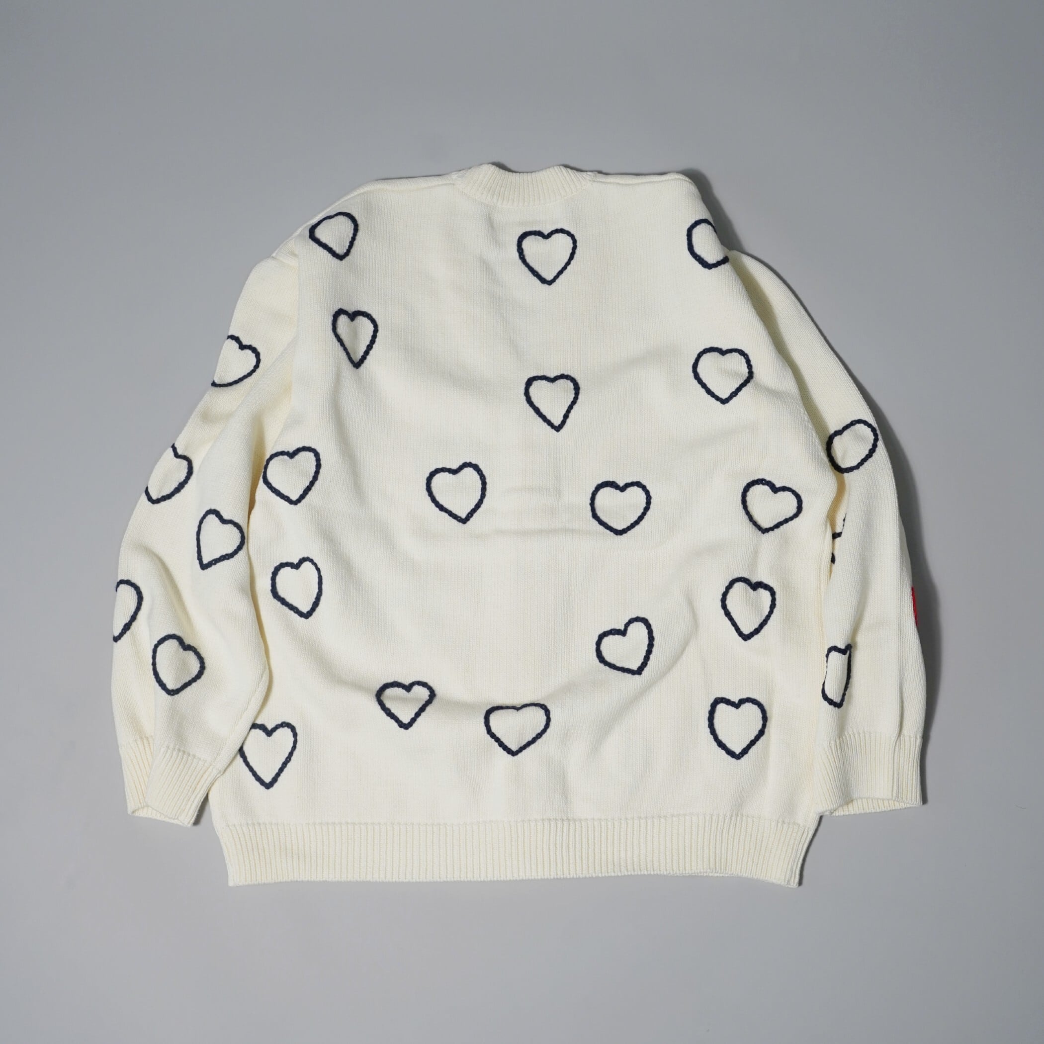 CC HAPPY HEARTFULL CARDIGAN -WHITE- | ChahChah | 公式通販サイト