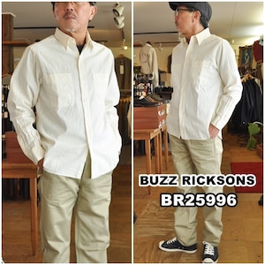 BUZZ RICKSON'S　バズリクソンズ 　ホワイトシャンブレー 　25996　ワークシャツ　長袖シャツ　東洋エンタープライズ