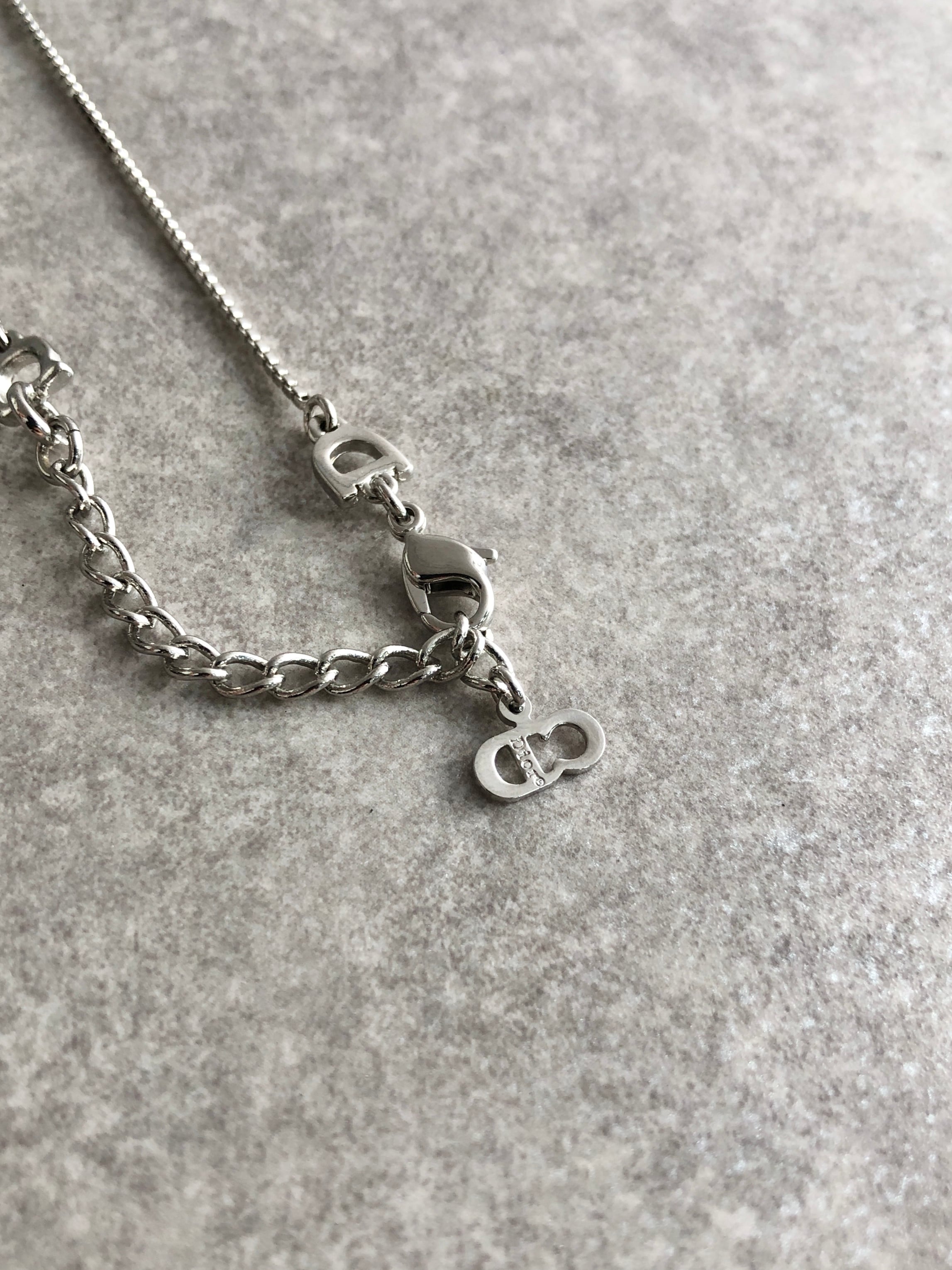 Christian Dior クリスチャン ディオール ネックレス シルバー ハート