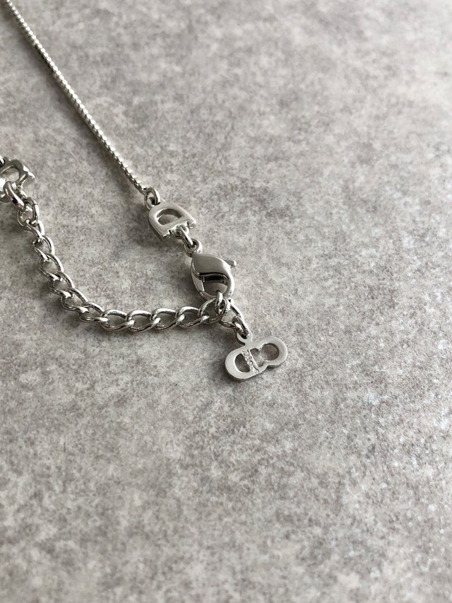 Christian Dior クリスチャン ディオール ネックレス シルバー ハート カデナ vintage ヴィンテージ オールド xfgtgr