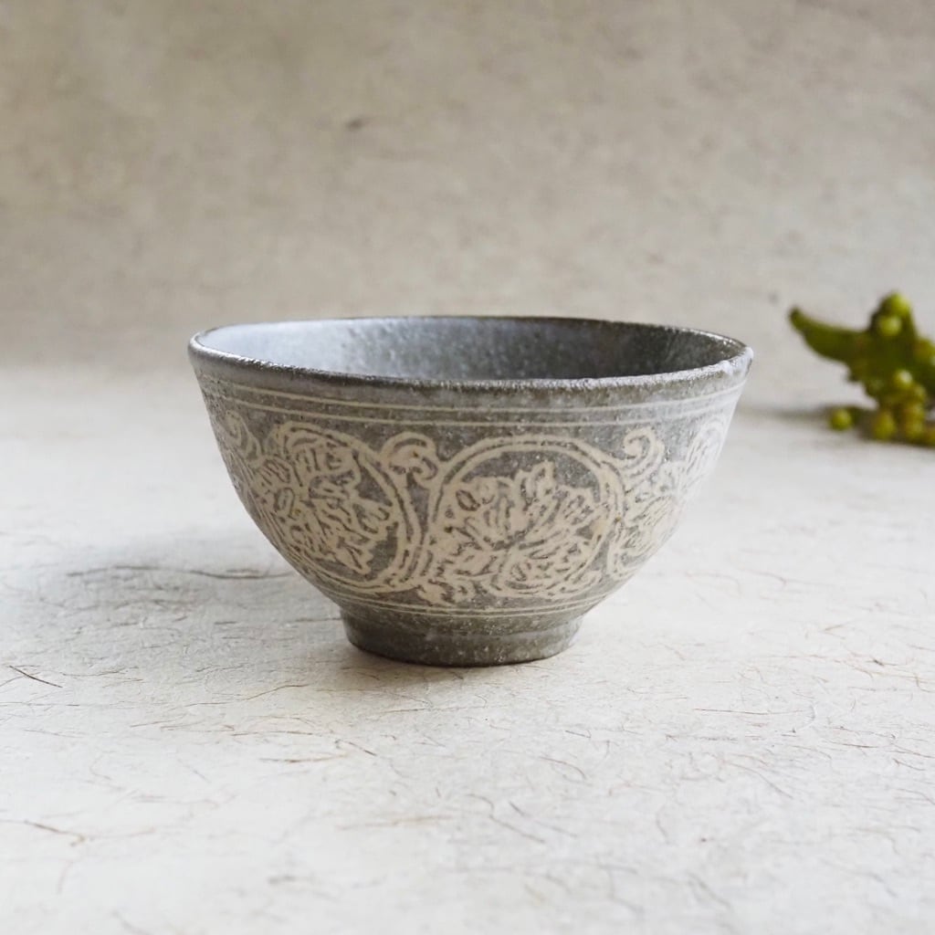 土本訓寛・久美子/象嵌 小服碗(茶碗)