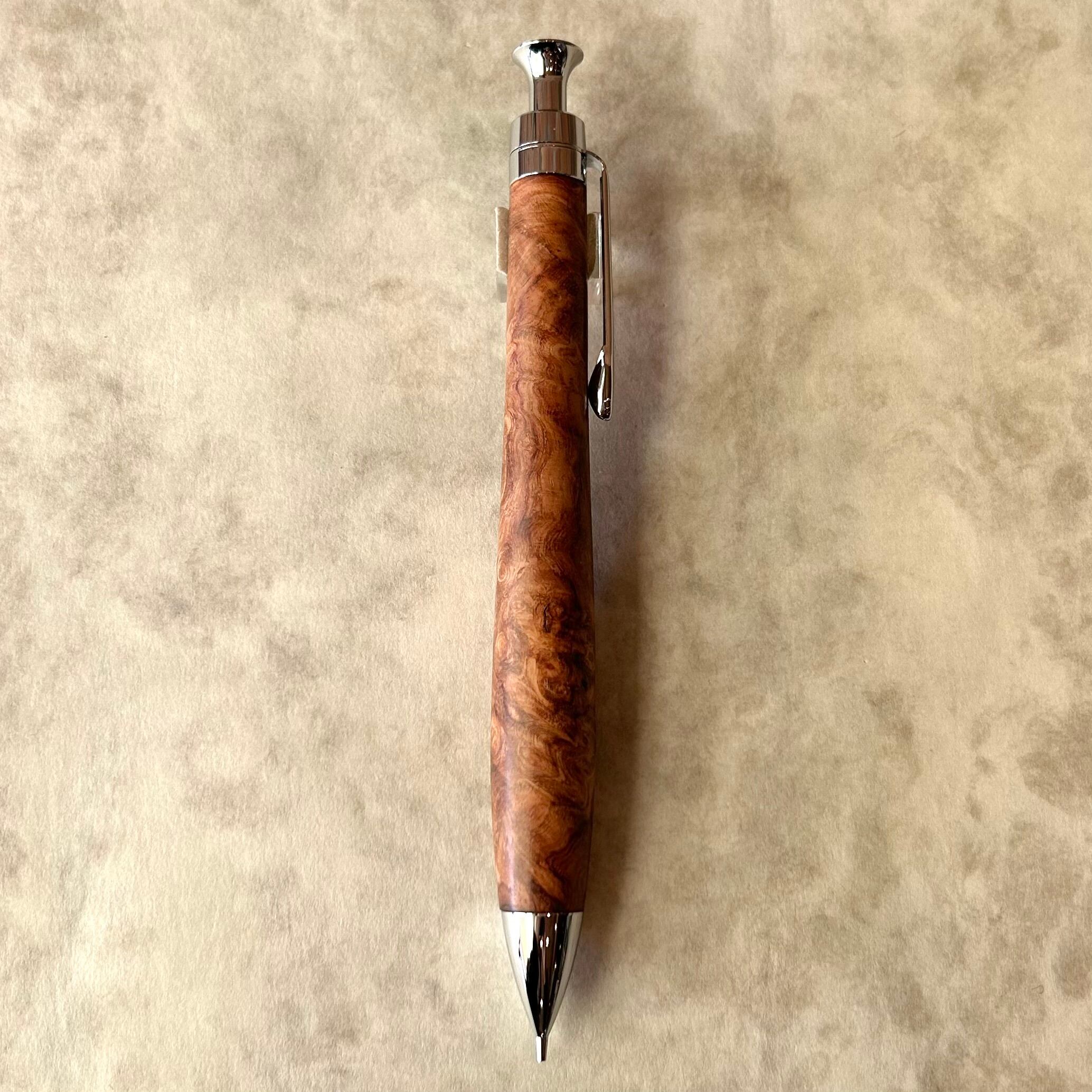 こぶた工房【ローズウッド瘤 極上杢】 ボールペン換装可 | ペンネジューク