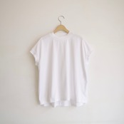 one f  French Sleeve Tee　WHITE　再入荷