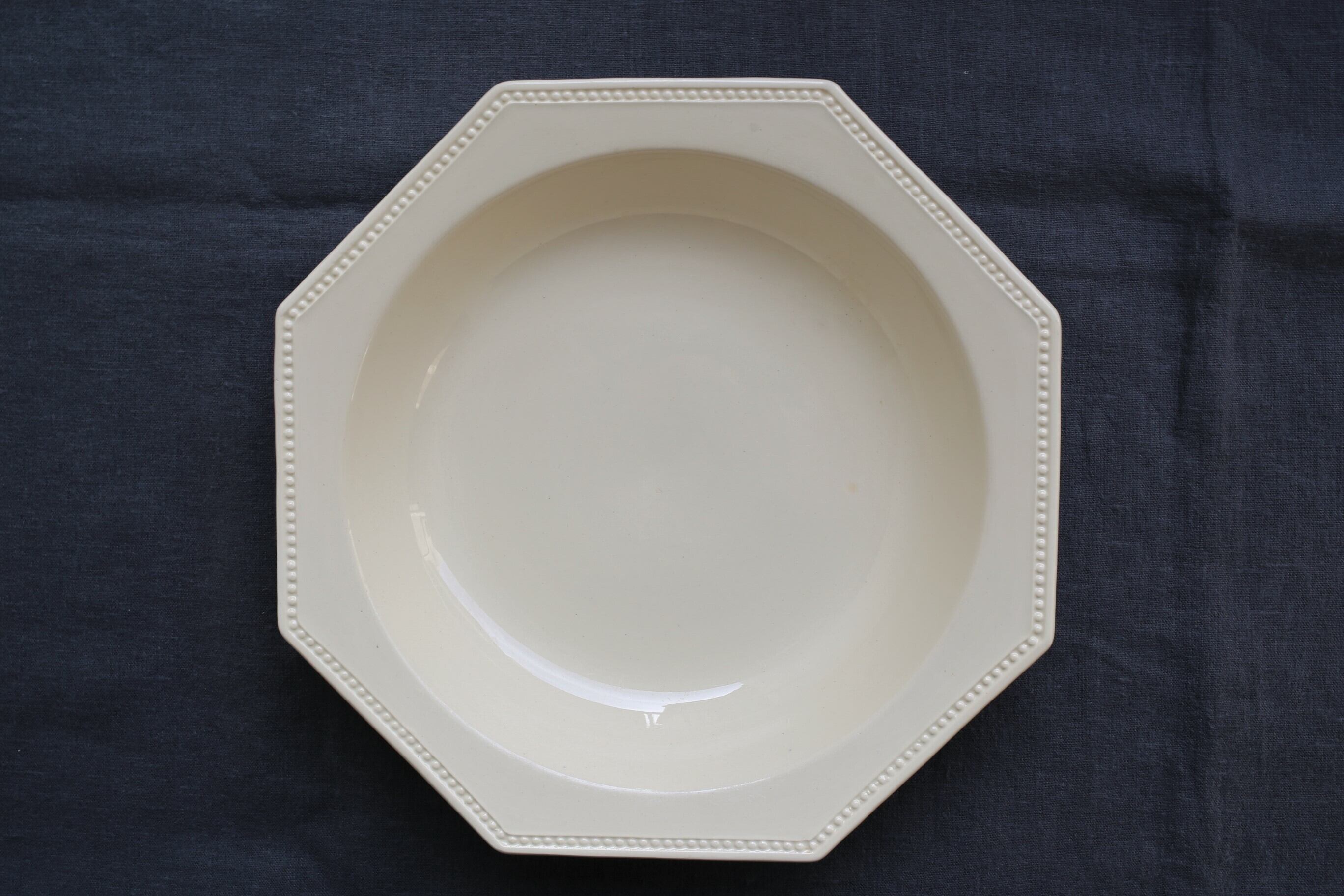 フランスアンティーク　サルグミンヌ　オクトゴナル　コンポティエ フランスアンティーク サルグミンヌ オクトゴナル コンポティエ