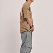 プリントラウンドネックTシャツ A4008