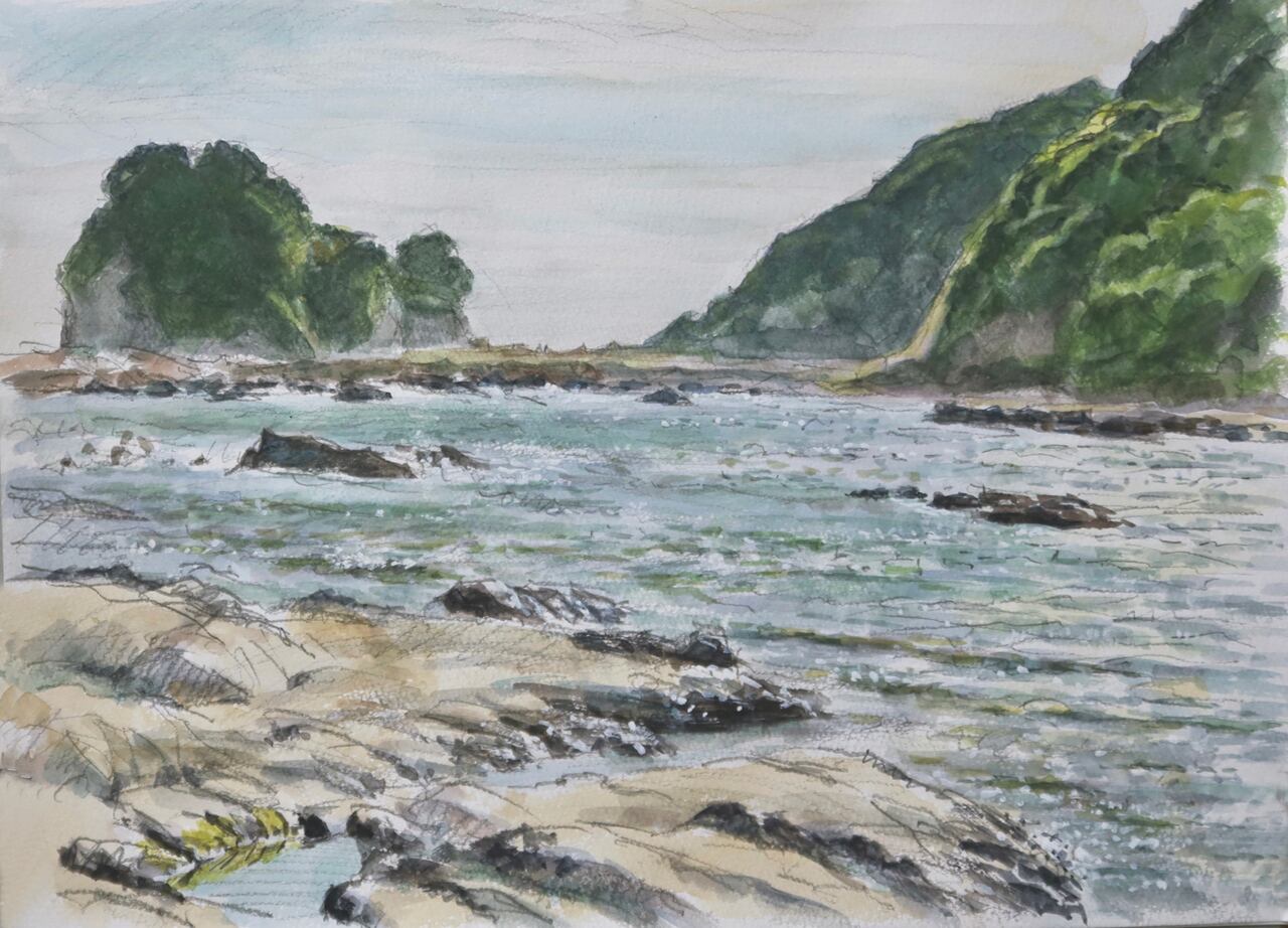 水彩 #3「雪山」F4 / Water Color #3 