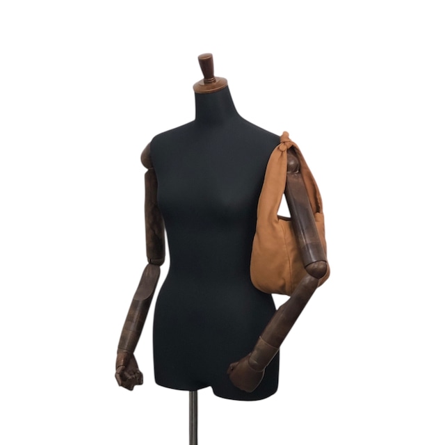 LOEWE ロエベ ショルダーバッグ キャメル アナグラム型押し ナッパレザー ホーボーバッグ vintage ヴィンテージ オールド 6sxnri