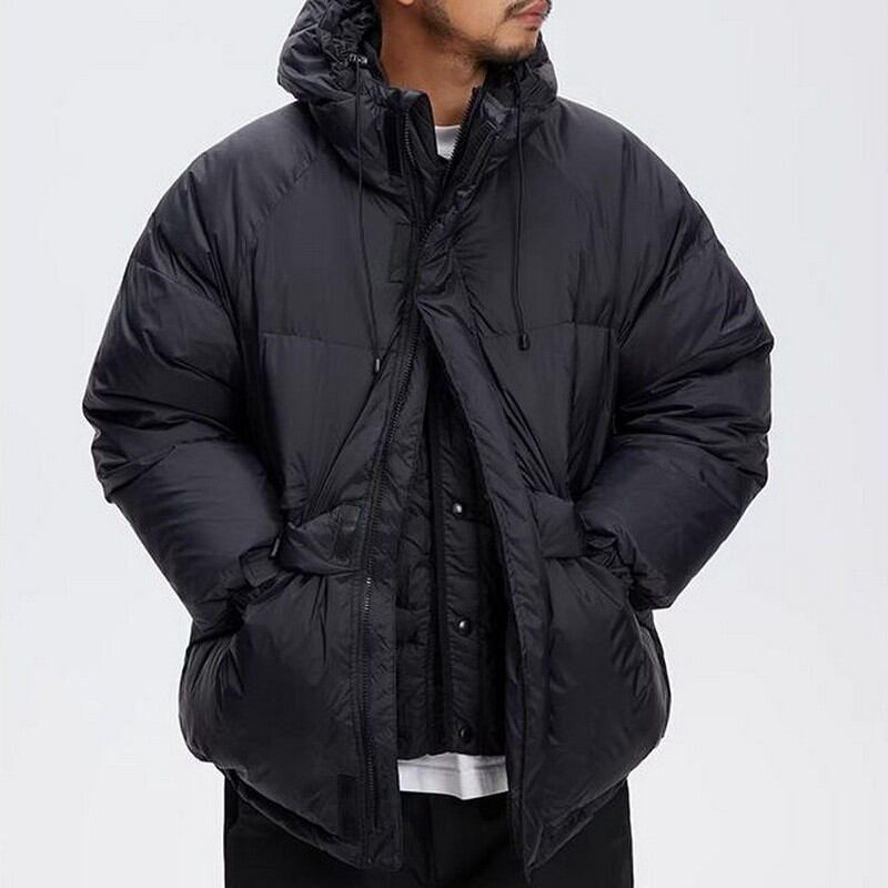 outer hooded down jacket B0018