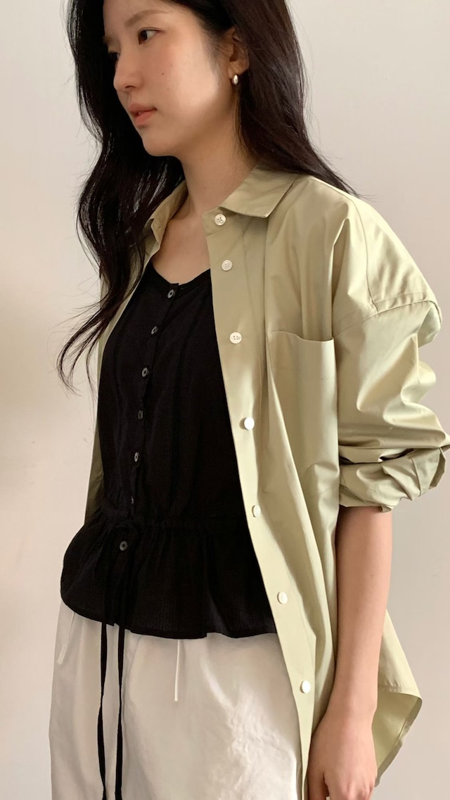 (予約) HAUS / Sadie cotton shirts 3color