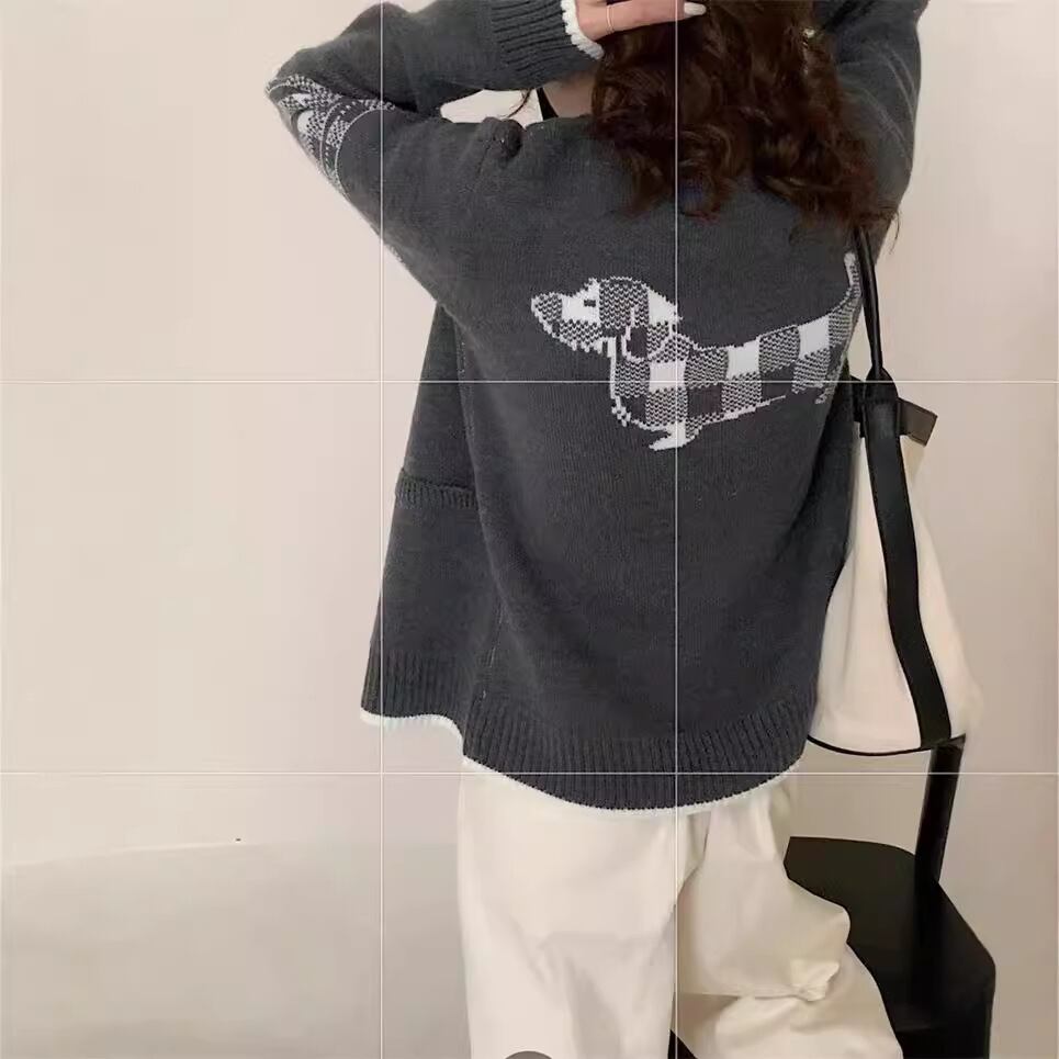 【outer】Vネックニットカーデ M26224