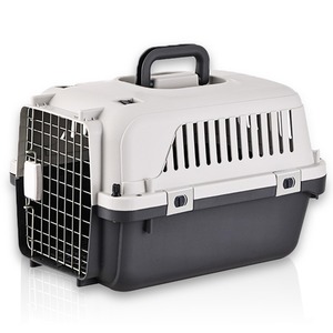 【在庫処分】ペットキャリー IATA基準品 クレート 小型犬 から 大型犬 猫用 キャスター付き 航空輸送対応 通気性 犬 猫 キャリーケース 水飲み皿付き (ベルト付きタイプ)