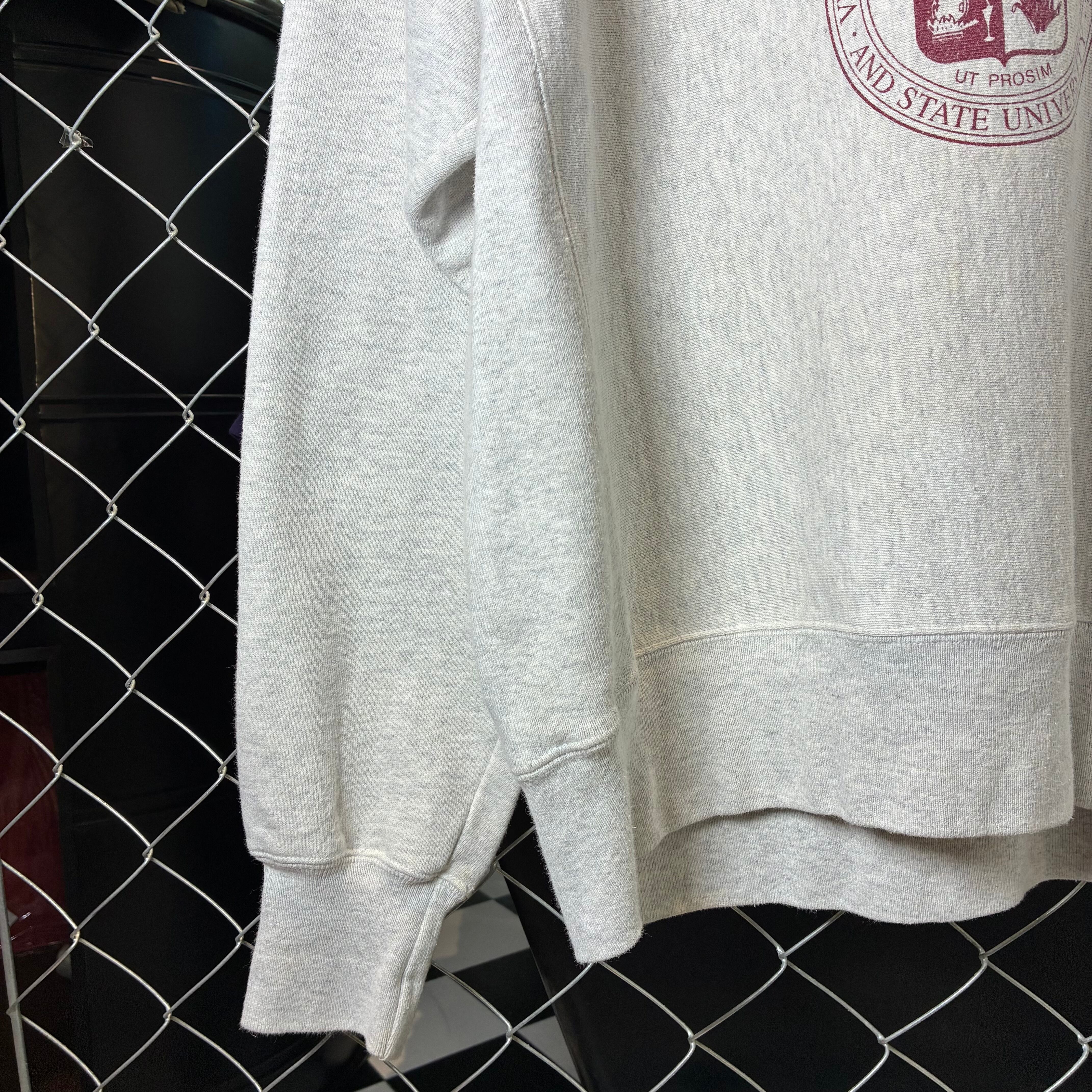 Champion REVERSE WEAVE スウェット VIRGINIA TECH グレー M | 古着屋