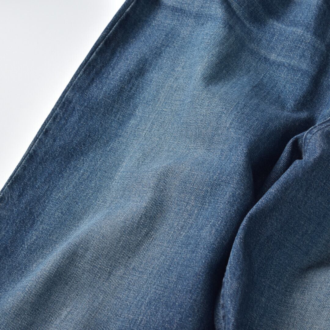 atelier naruse アトリエナルセ コットンデニムバルーンパンツ ウエストがゴムとドローコードで調整できる