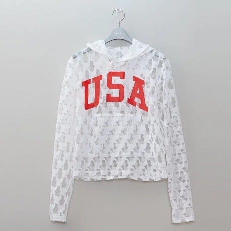 MASU ANGEL LACE HOODIE (WHITE) MFFW-CS0123 | IAAAM ONLINE STORE