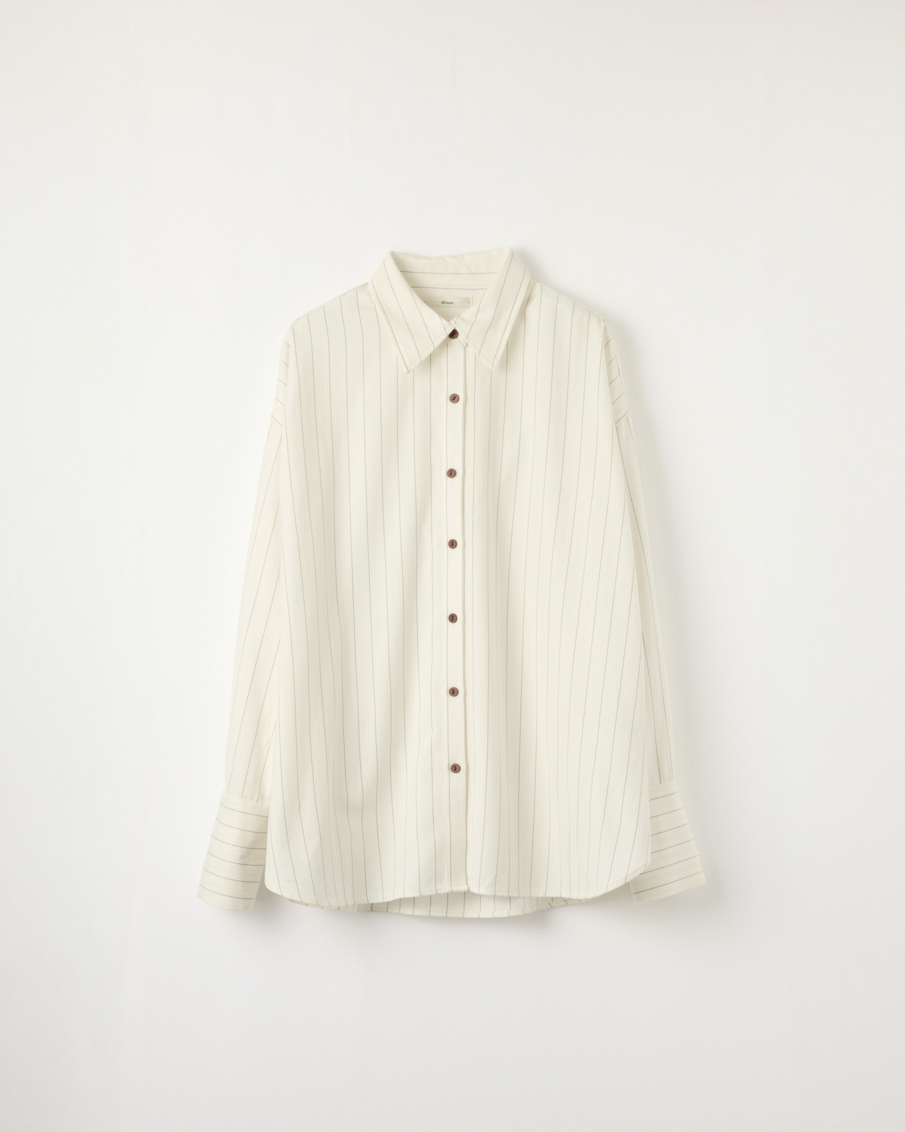 DU260714 Stripe Button Jacquard Shirt