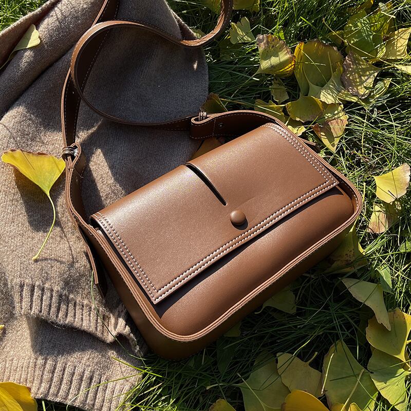 オータムウィンター 秋物 冬物 スクウェア メッセンジャーバッグ 手作りハンドバック12214432845