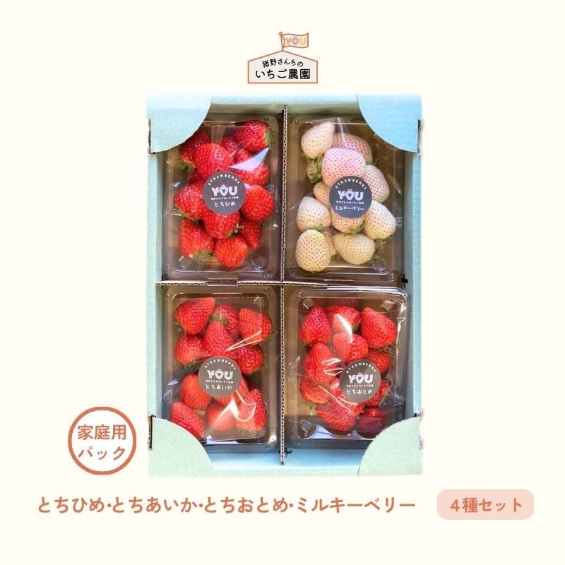 食べ比べセット | 猪野さんちのいちご農園｜産直通販「あるよ」応援