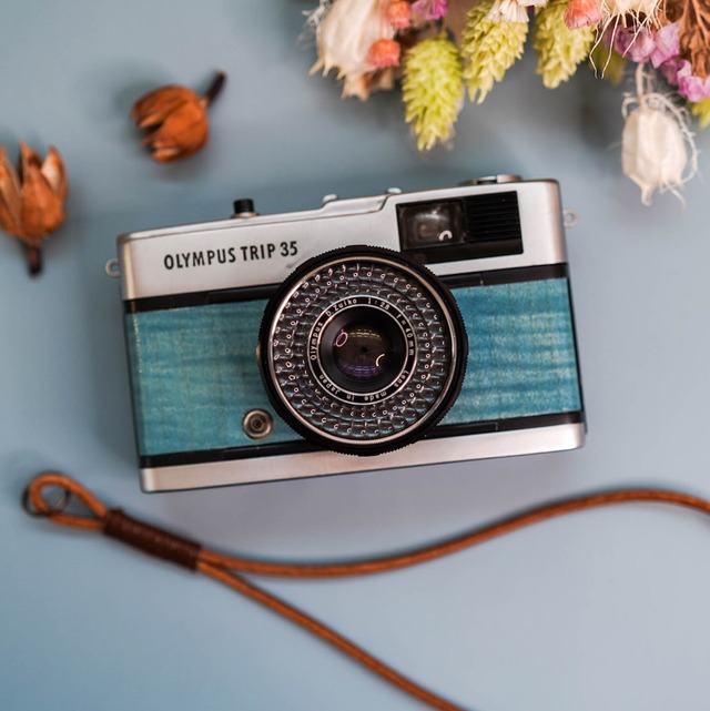 Denim Blue デニムブルー Olympus Trip35