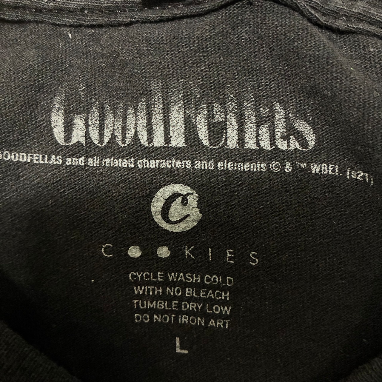 Goodfellas×Cookies ムービーTシャツ ブラック グッドフェローズ
