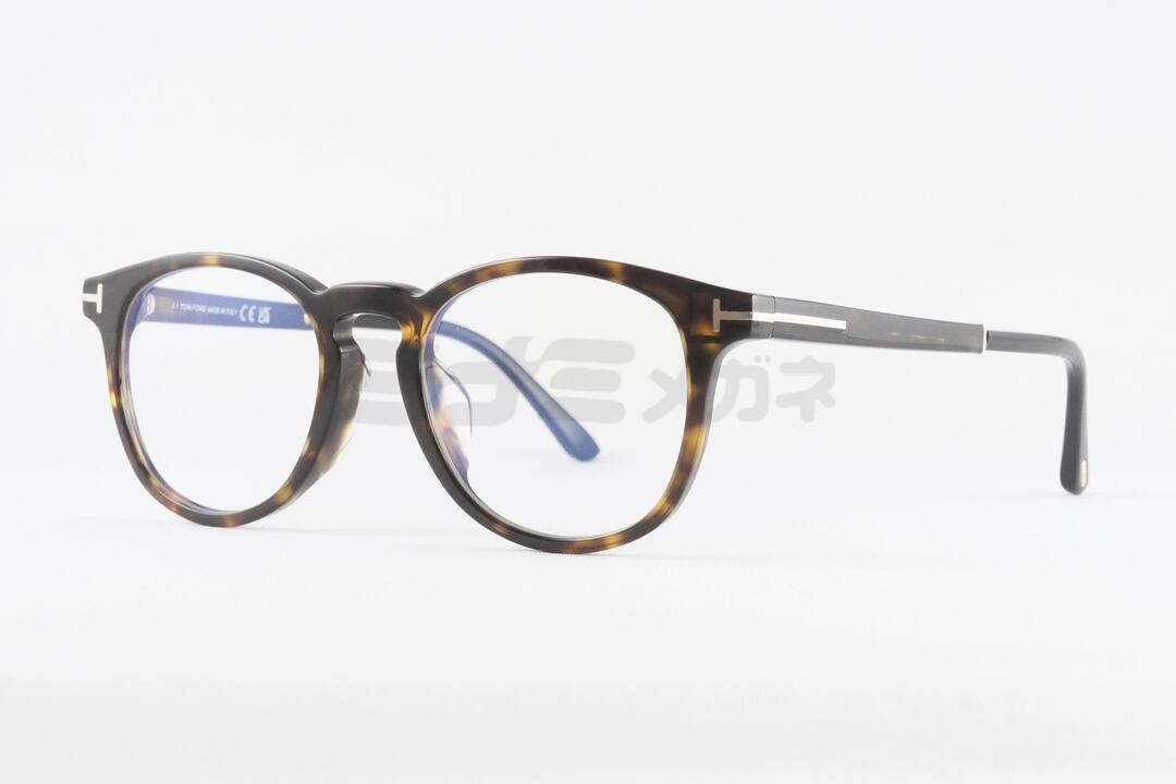 TOM FORD ブルーライトカット TF5891-F-B 056 ボストン メンズ