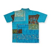 タグ付き 未使用品 KENZO ケンゾー GOLF ハーフジップ 半袖Tシャツ 2 /水色系/レディース