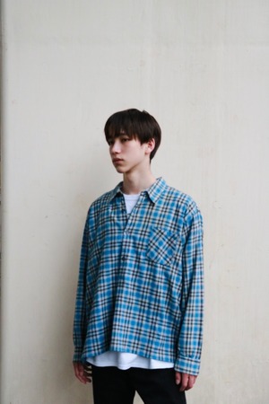 Vintage pull over check shirt