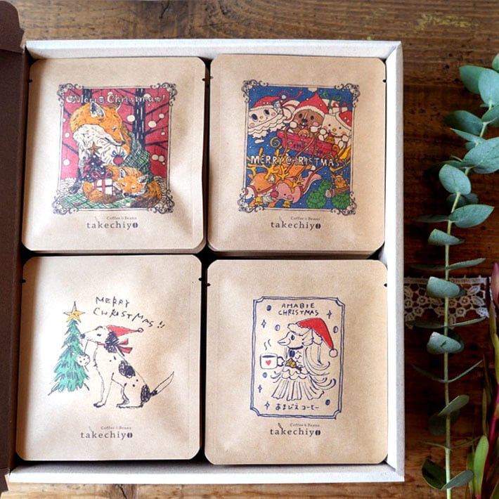 クリスマスギフトボックス ドリップパック24個入【 クリスマス限定 ギフト コーヒー 珈琲 ドリップバッグ ドリップコーヒー】
