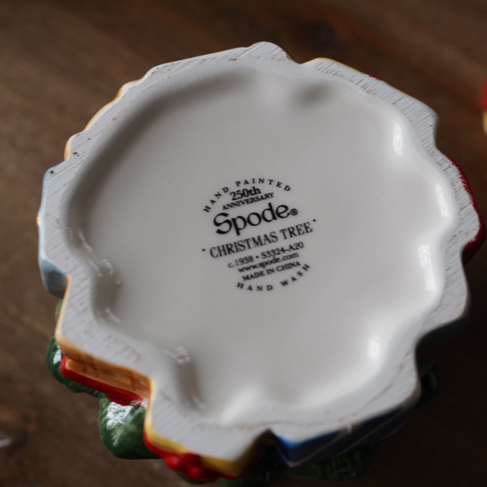 未使用】極美品 英国SPODEスポード 250周年記念 クリスマスクリーマー