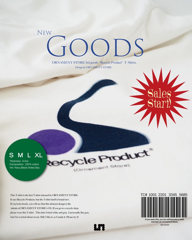 ORNAMENT STORE "Recycle Product" T-Shirts