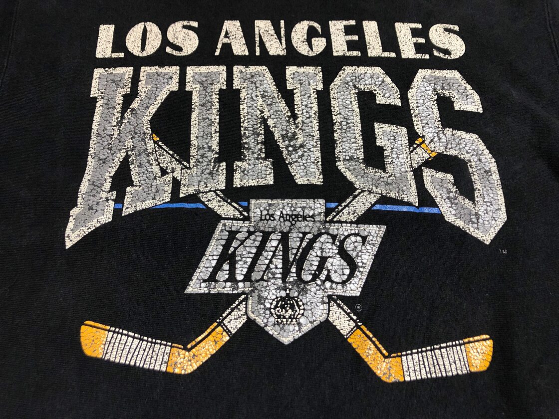 90s チャンピオン Champion リバースウィーブ スウェット 黒【XL】NHL 