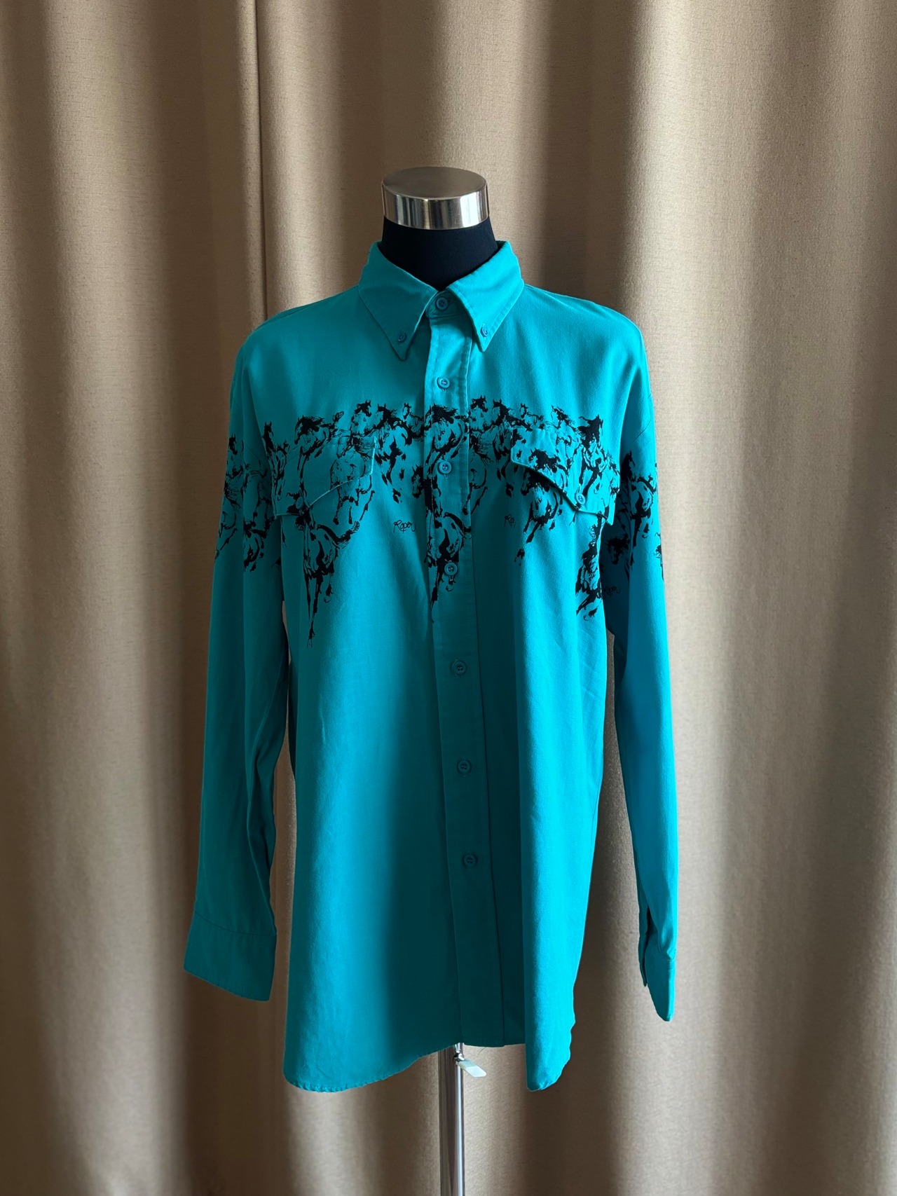 artistic horse pattern vintage shirt-5175-3