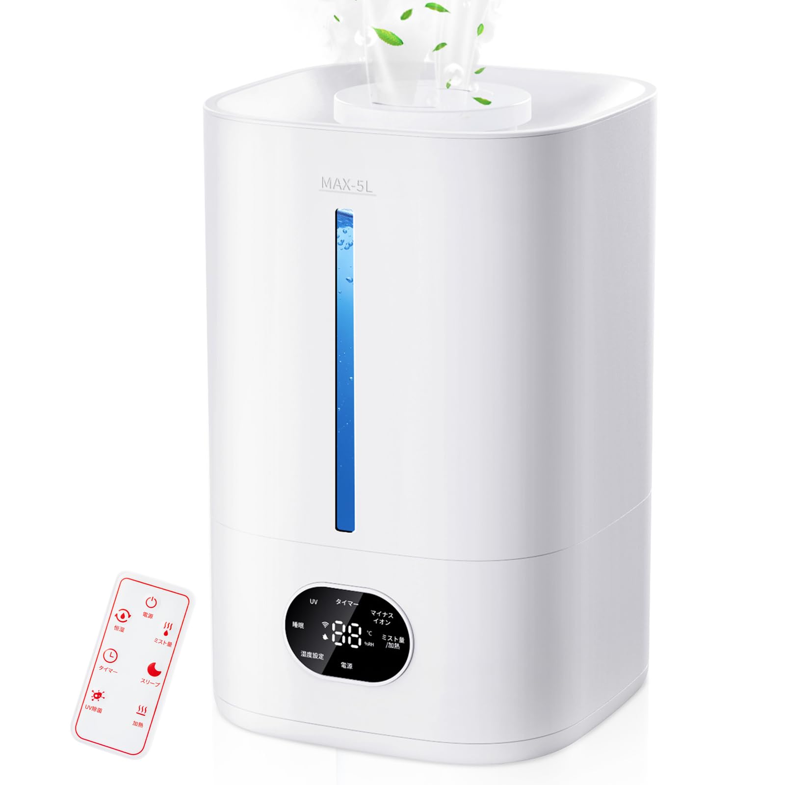 在庫セール』TREXPURE 【2025新登場 加熱式】 加湿器 大容量 5L 超音波