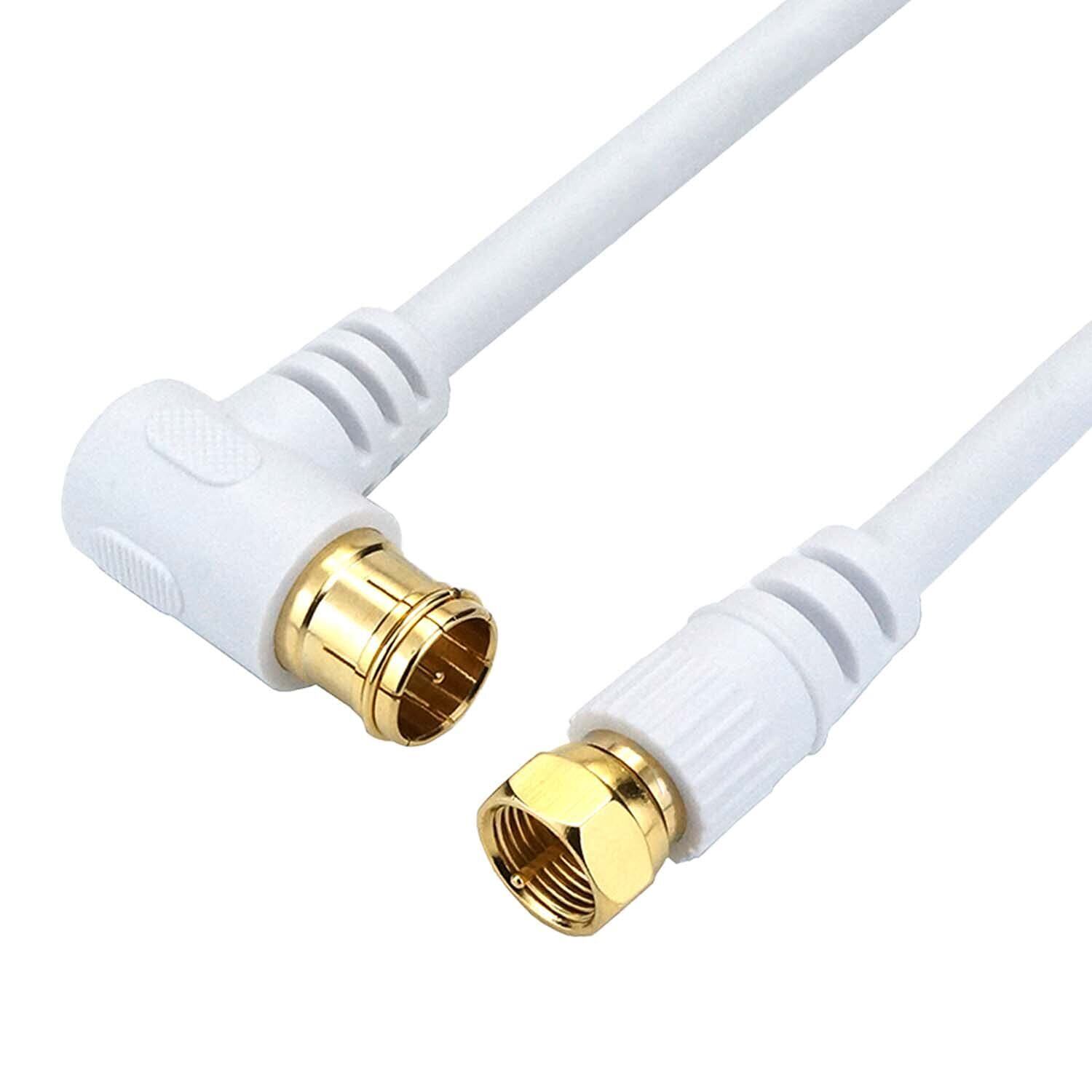 【努力特価】ホーリック アンテナケーブル テレビ用S-4C-FB同軸 2m 【4K8K放送(3224MHz)/BS/CS/地デジ/CATV 対応】 ホワイト L字差込式/ネジ式コネクタ HAT20-920LS