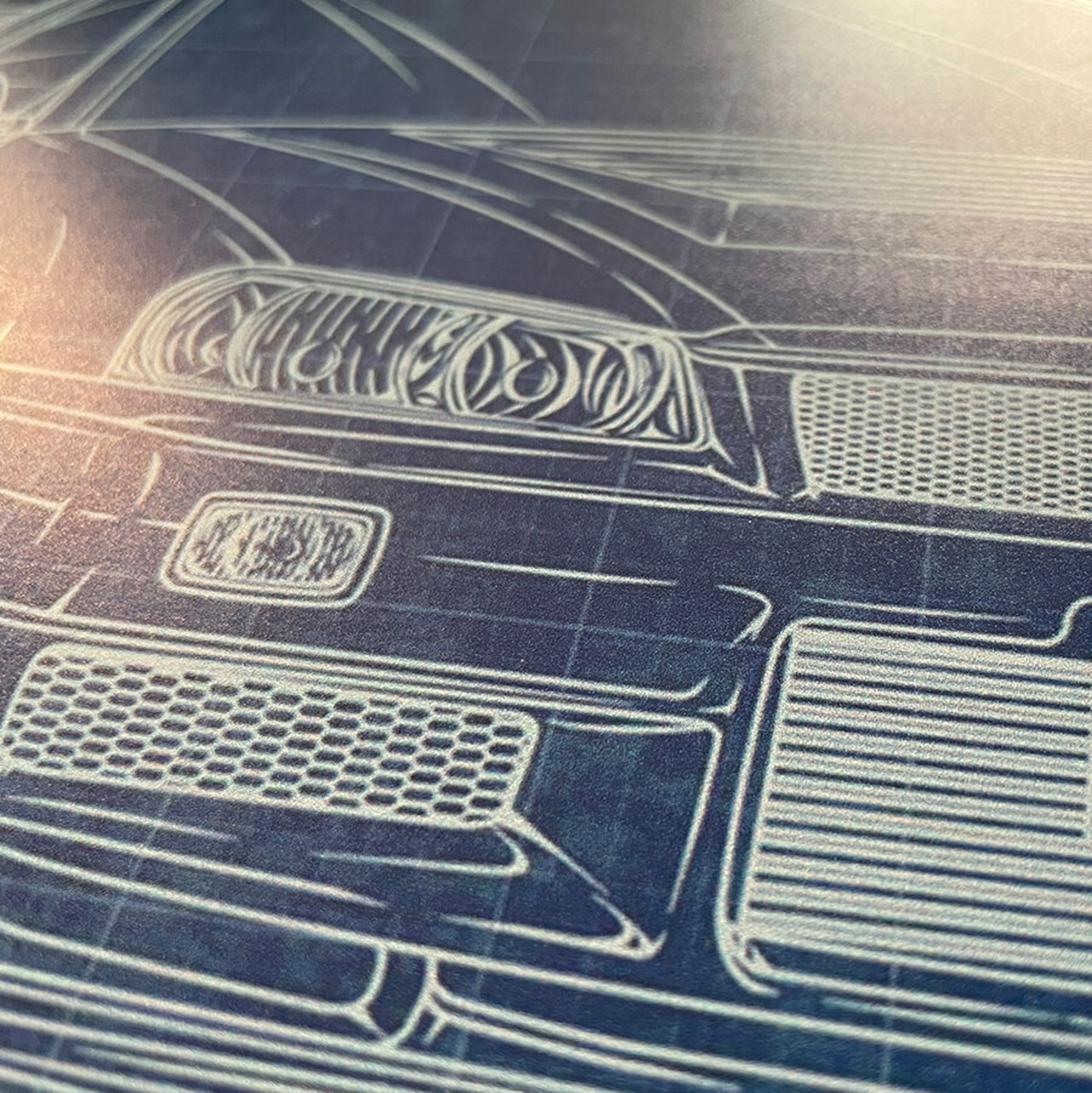 R34デザインプレート　エイジング加工