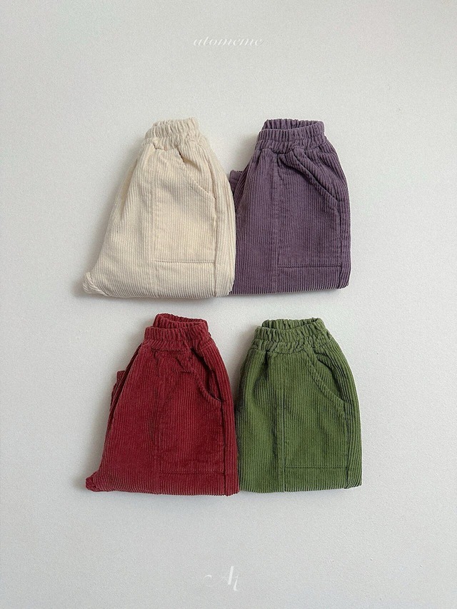 予約⌇atomeme/ Mallang corduroy pants