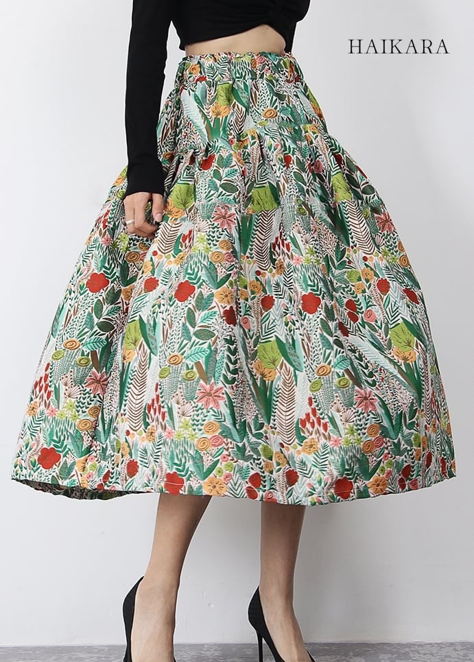 HAIKARA Pleats Skirt Design ワンピース　新品
