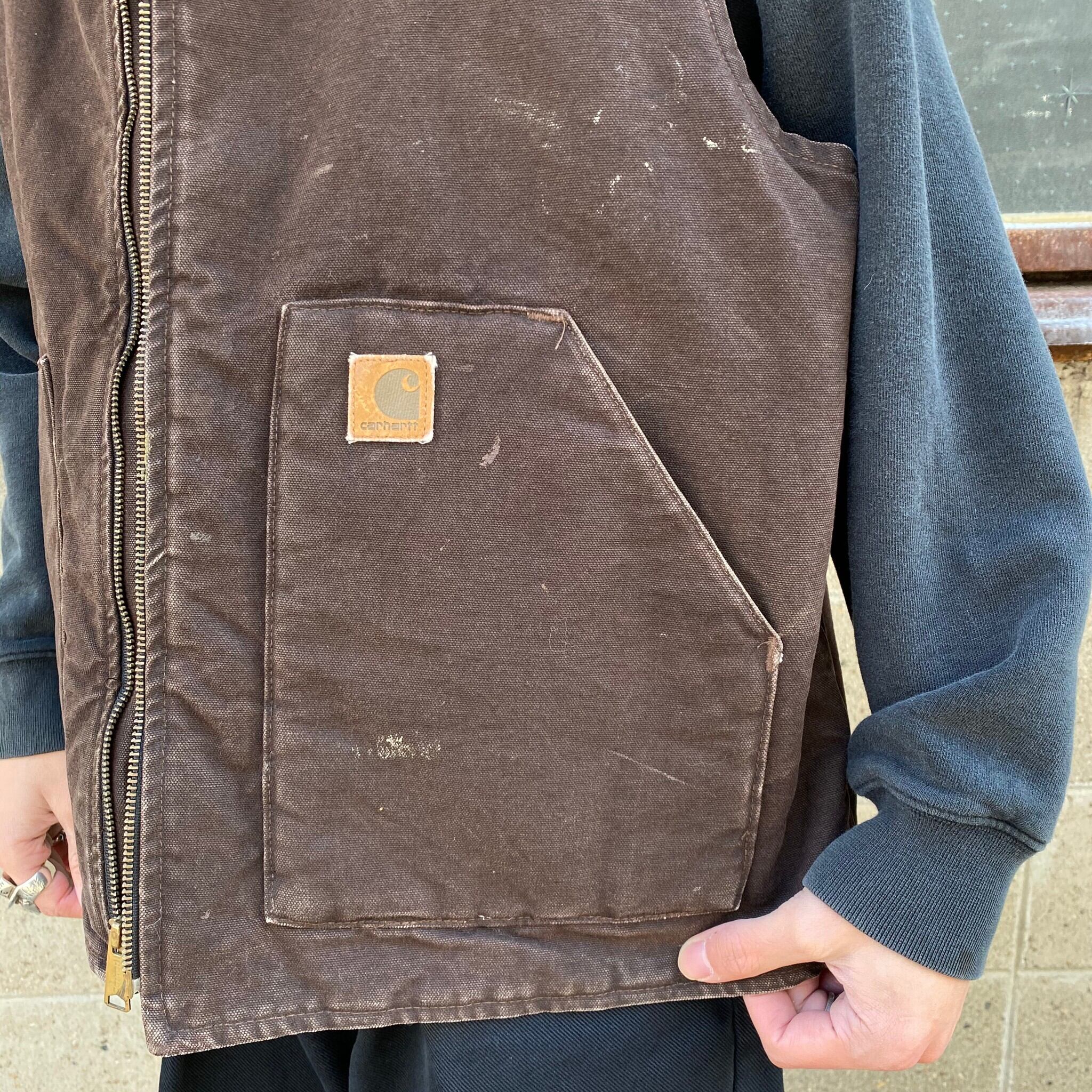 Carhartt カーハート ダック地 ワークベスト メンズXL 古着 Carhartt カーハート ダック地 ワークベスト メンズXL 古着