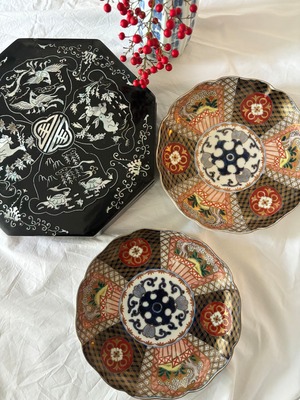 【kotto】noirとpinkのマリアージュ７寸皿