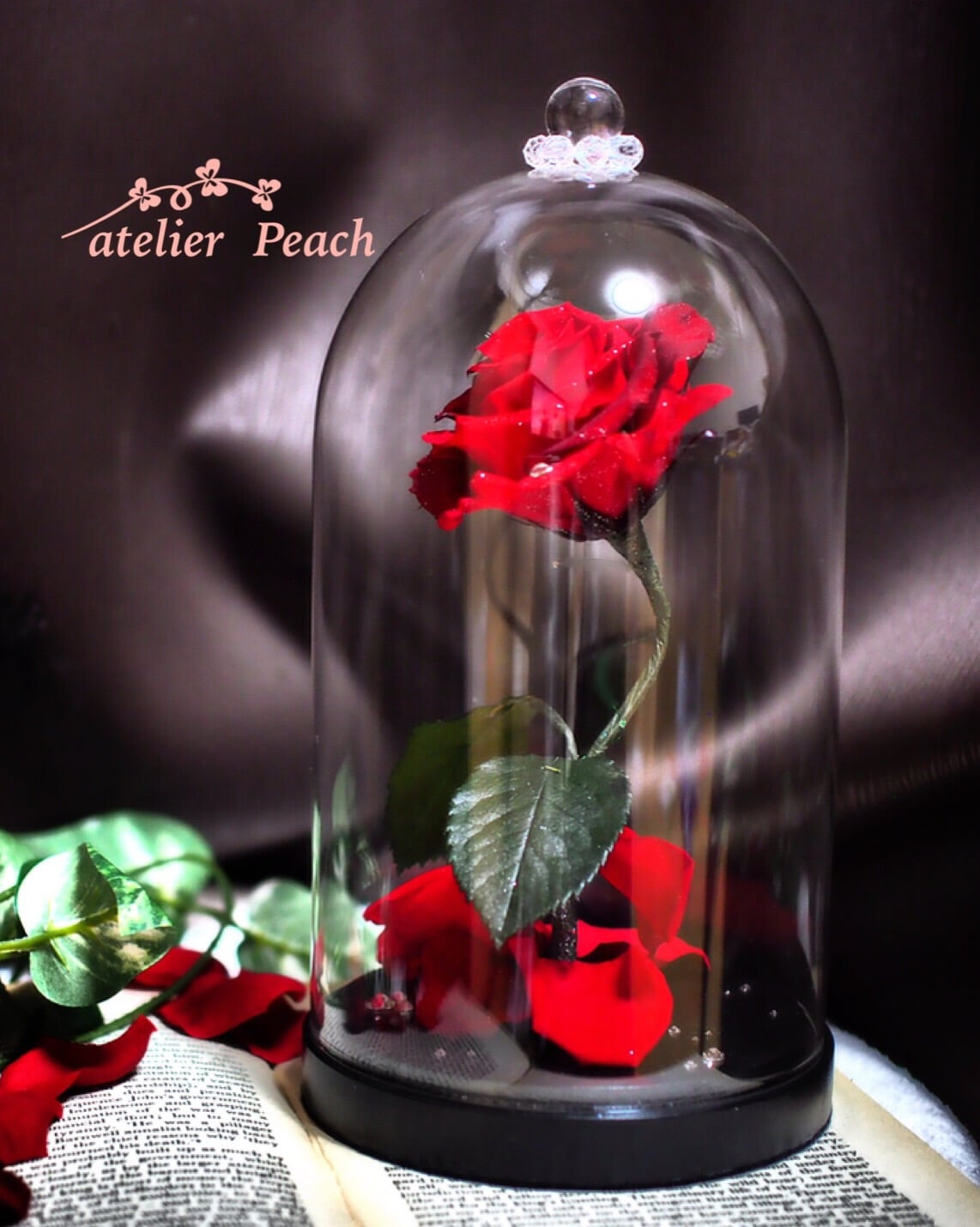 『魔法の赤いバラ/ガラスドーム　❤︎プロポーズ・記念日❤︎ 送料無料 | アトリエpeach powered by BASE