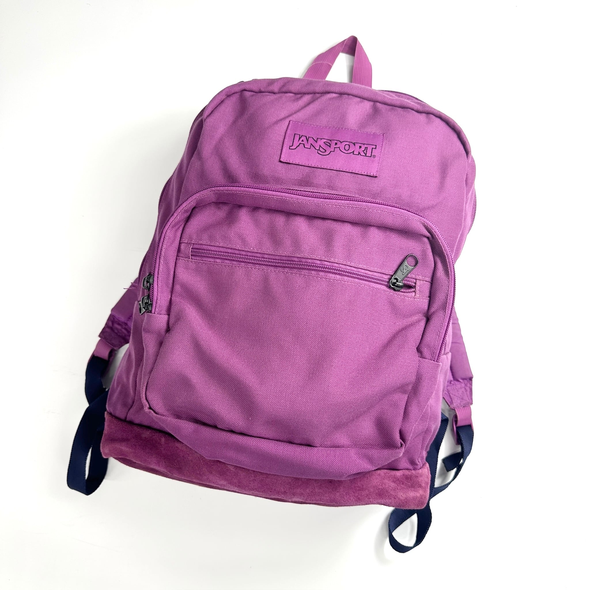 00s JANSPORT leather bottom backpack