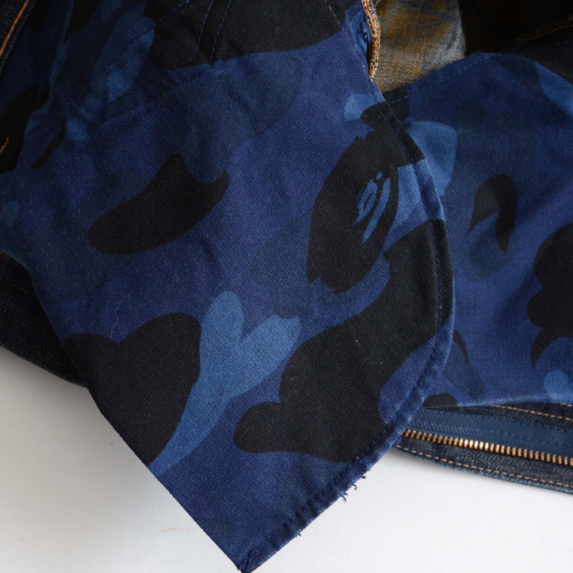 【貴重】A BATHING APE NIGO期 2011春 ダメージデニムパンツ 中古・古着通販】A BATHING APE (アベイシングエイプ) ダメージ