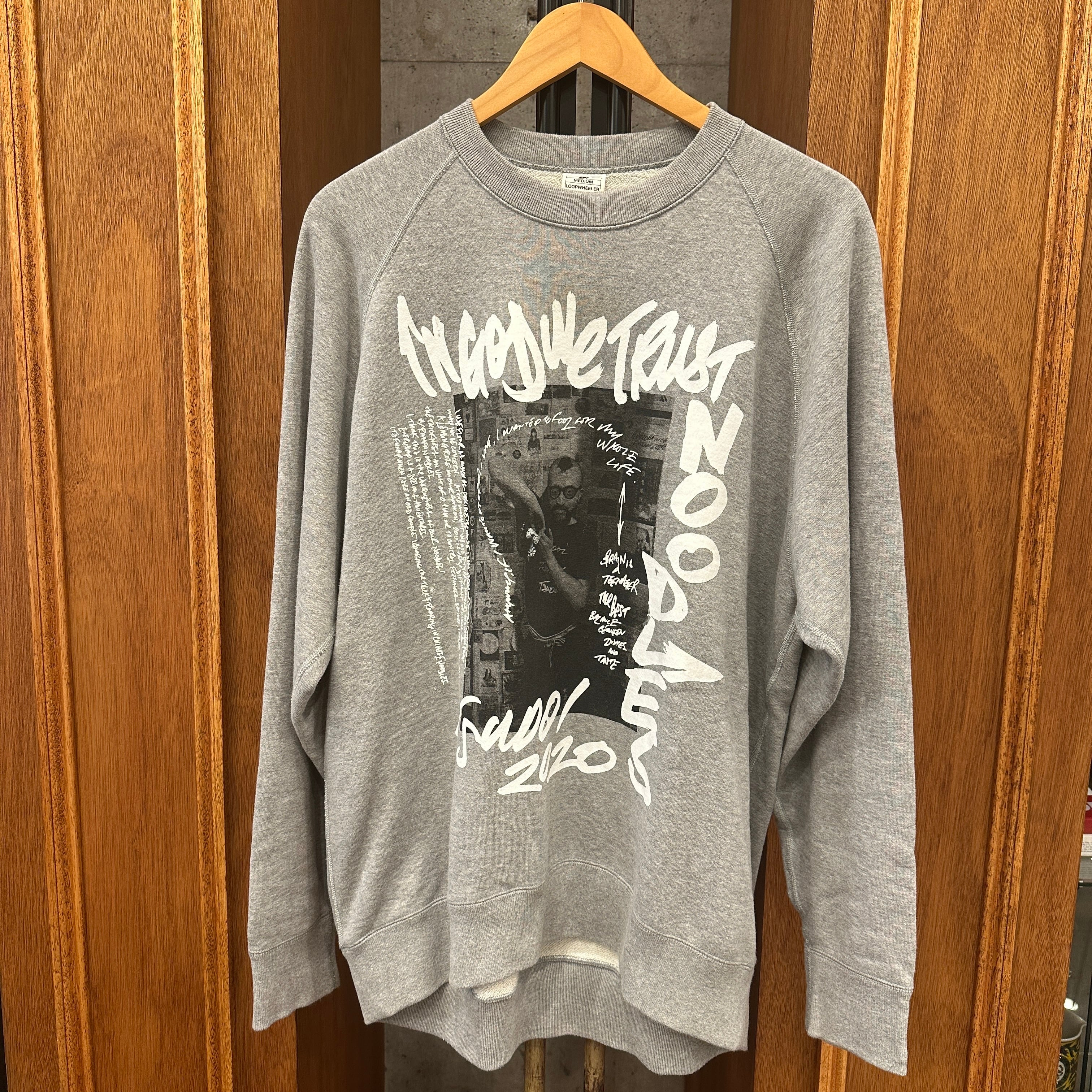 美品‼️限定‼️ LOOPWHEELER＆mogno6内田洋一朗氏 LOOPWHEELER 内田洋一郎 SWEAT SHIRT M ⑧ | safarionline