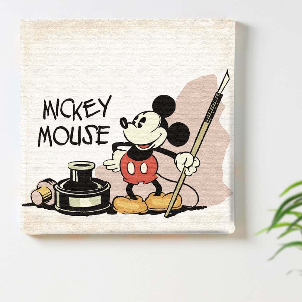 アンティークファブリック　ミッキーマウス