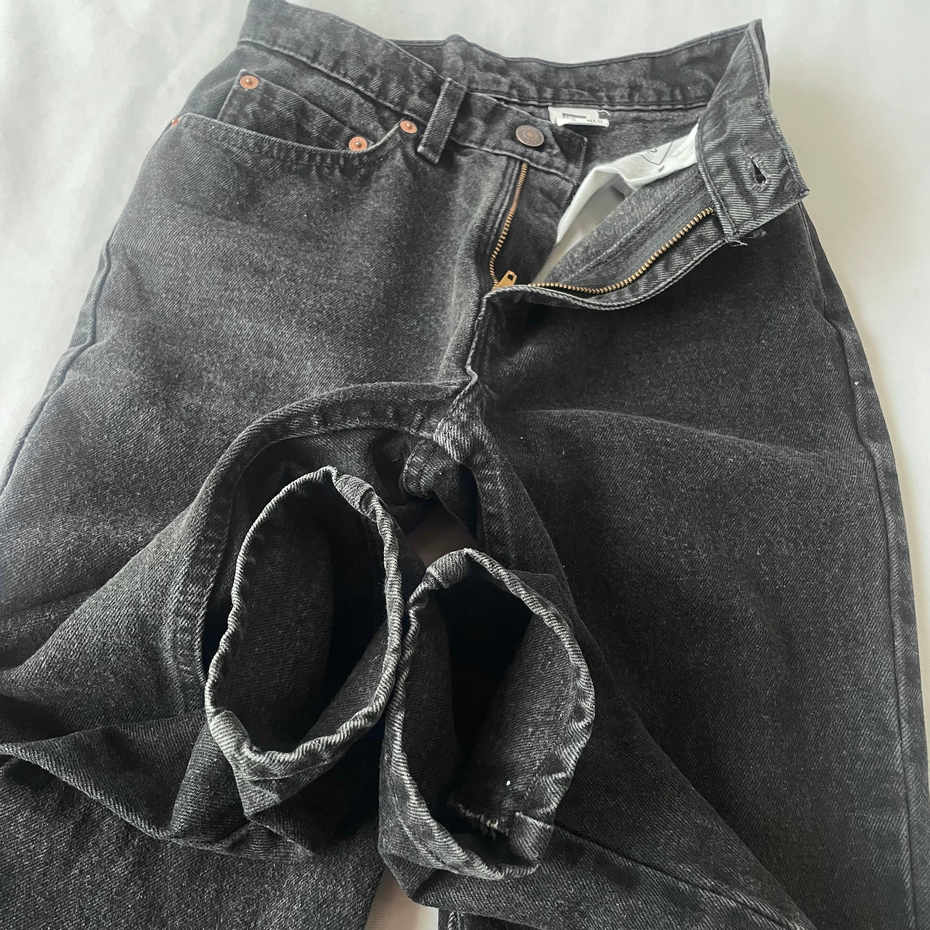 リーバイス512 アメリカ製　後染め　スーパーブラック　レア　廃番品 リーバイス512 アメリカ製 後染め スーパーブラック レア 廃番品