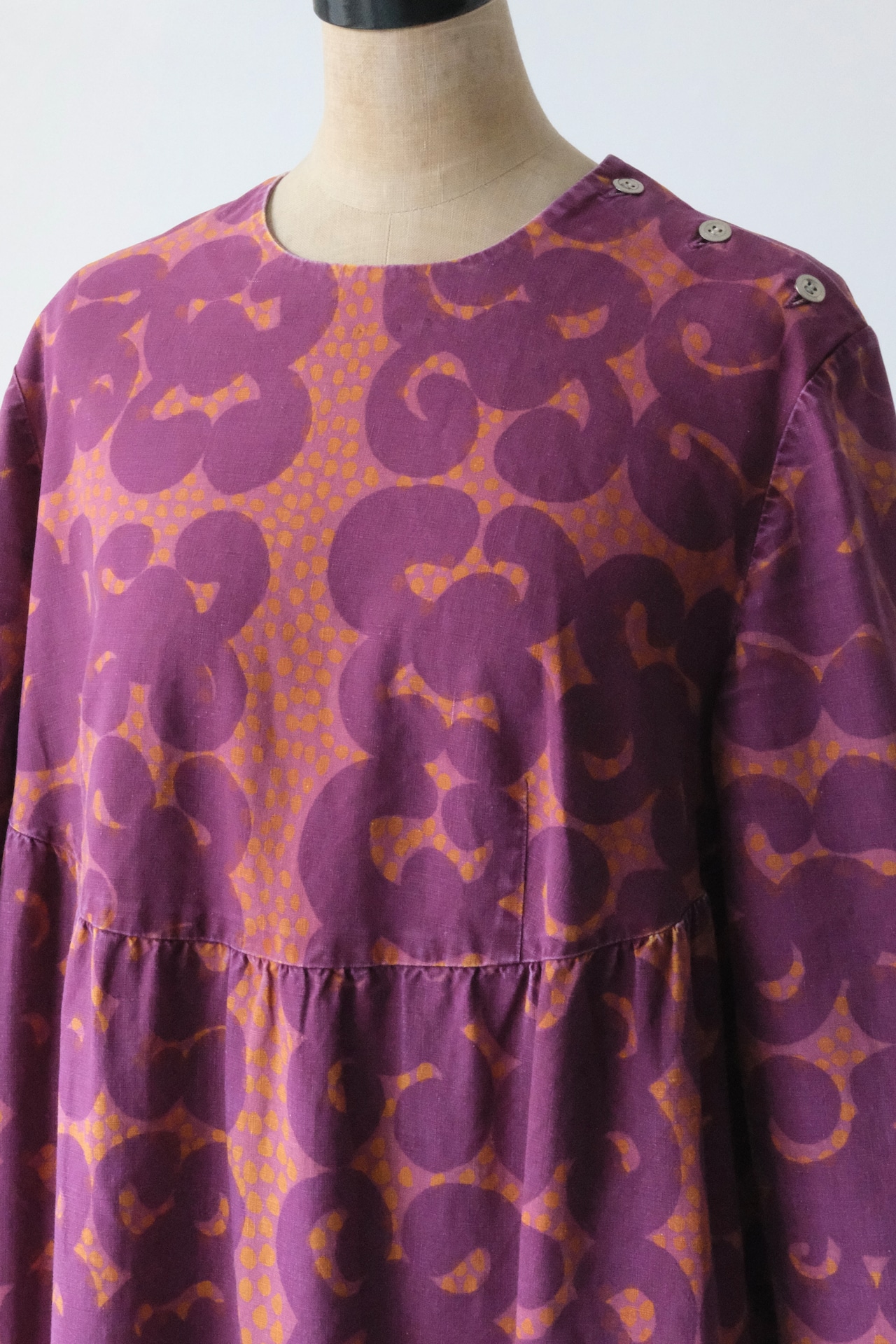60's Marimekko Tarha print midi dress