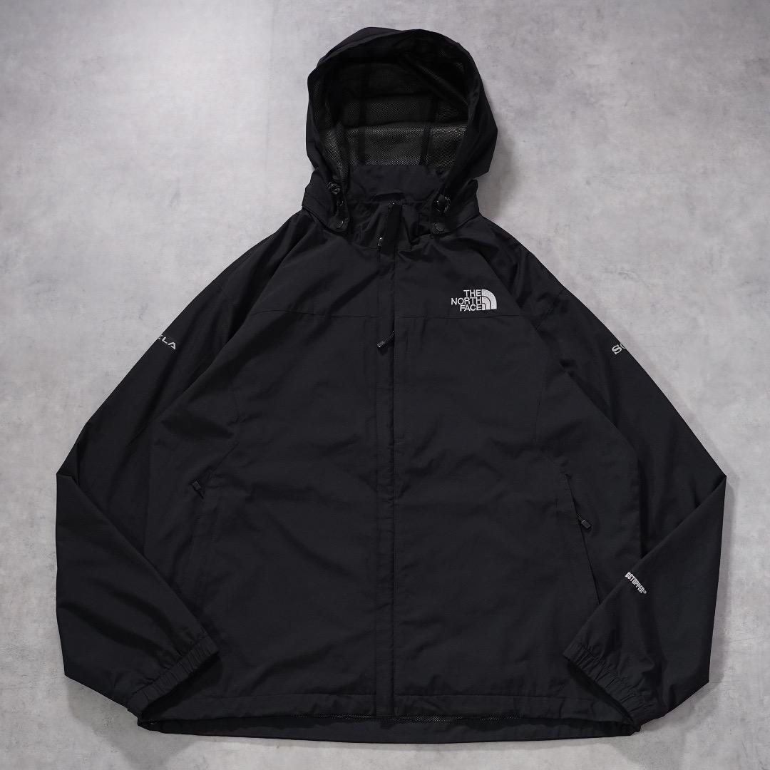 ノースフェイス ナイロンジャケット ブルゾン 企業 刺繍 L 黒 17639
