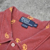 POLO RALPH LAUREN crab pattern polo shirt